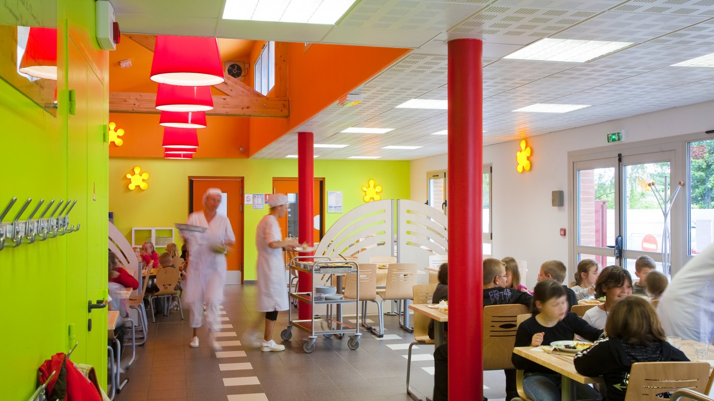 Architecture d'intérieur - Construction d'un restaurant scolaire